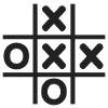 TIC TAC TOE Field Retro