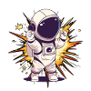 Astronaut Spaceman Spaceship