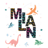 MILAN - Vakkert guttenavn med dinosaur