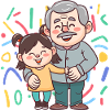 Grandpa grandchild