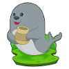 Seal Vase