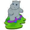 Hippopotamus Skater Skateboard