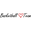 Basketball Team Heart