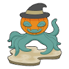 Octopus Halloween Pumpkin