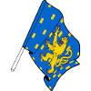Flagge der Provinz Franche Comté