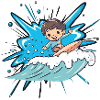 Surfeur Surfergirl Surf