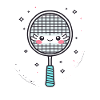 Raquette de badminton Look BD