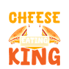 Grilled cheese eating king
