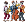 Skeleton Jazz Musicians