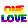 ONE LOVE LGBTQ Gay Lesbian