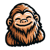 Happy Sasquatch - Smiling Bigfoot