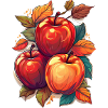 Apples in autumn