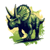 Triceratops in action