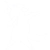 dabbing licorne