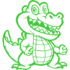 Crocodile Animal Comic