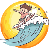 Surfer Surfing