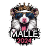 Malle 2024 Hamster de fête