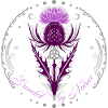Thistle with Triquetra Guarded by Nature