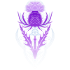 Distel mit Triquetra
