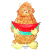 Wassermelone Monster