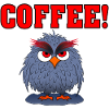 Owl COFFEE RED