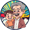 Grandpa grandfather granddaughter