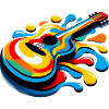 Melting Rainbow Guitar
