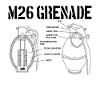 M26-Granate-Schema Grenadier M26-Granate