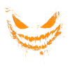 Pumpkin laugh creepy halloween