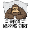 Bigfoot Official Napping Shirt