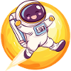 Fusée astronaute