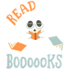 Geist liest Buch Halloween