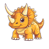 Triceratops for children