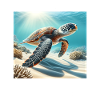 Sava hawksbill turtle