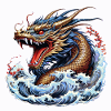 Furious Japanese Dragon