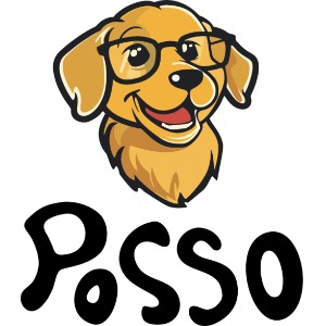 posso logo text transparent