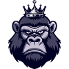 Gorilla Head Crown