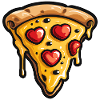 Pizza Cartoon Look