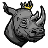 Rhino Head Crown