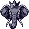 Couronne de tête d’éléphant
