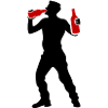 Party Silhouette Drinking