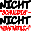nicht schuldig