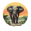 Elephant in nature