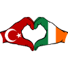 Turkey Ireland Hands Heart Shape