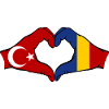 Turkey Romania Hands Heart Shape