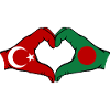 Turkey Bangladesh Hands Heart Shape