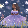 Prinzessin mit Sternenhimmel