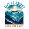 Paraglider over Alpine Mountains - Paraglider Tee