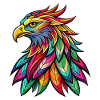 Bunter Adler