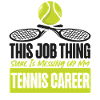 Funny Tennis Player Racket This